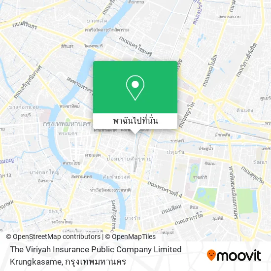 The Viriyah Insurance Public Company Limited Krungkasame แผนที่