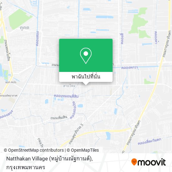 Natthakan Village (หมู่บ้านณัฐกานต์) แผนที่