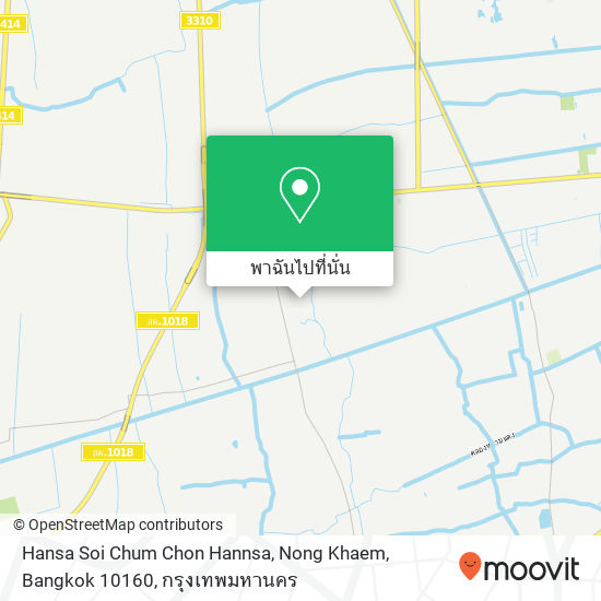 Hansa Soi Chum Chon Hannsa, Nong Khaem, Bangkok 10160 แผนที่