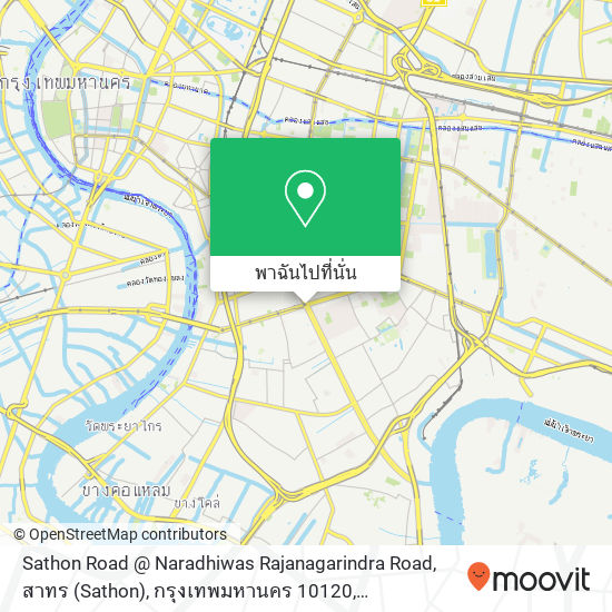 Sathon Road @ Naradhiwas Rajanagarindra Road, สาทร (Sathon), กรุงเทพมหานคร 10120 แผนที่