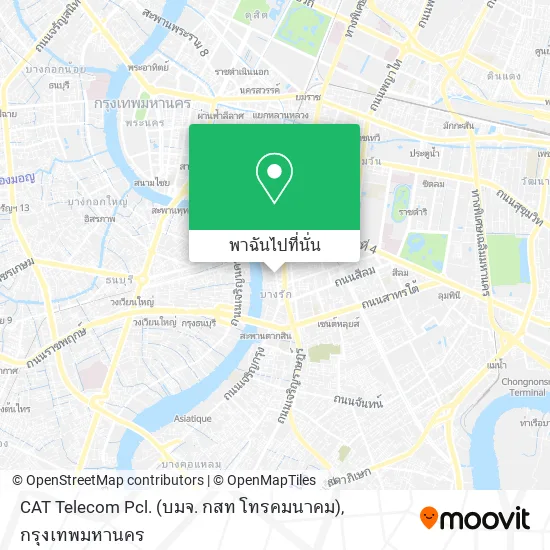 CAT Telecom Pcl. (บมจ. กสท โทรคมนาคม) แผนที่