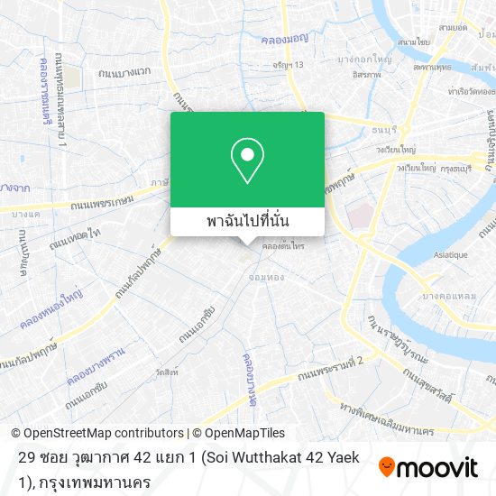 29 ซอย วุฒากาศ 42 แยก 1 (Soi Wutthakat 42 Yaek 1) แผนที่