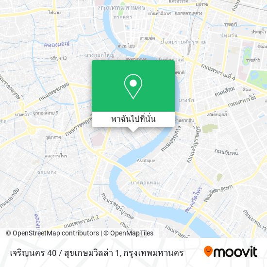 เจริญนคร 40 / สุขเกษมวิลล่า 1 แผนที่