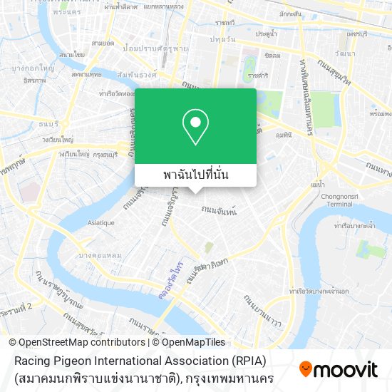 Racing Pigeon International Association (RPIA) (สมาคมนกพิราบแข่งนานาชาติ) แผนที่