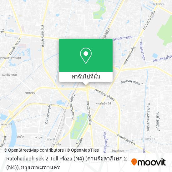 Ratchadaphisek 2 Toll Plaza (N4) (ด่านรัชดาภิเษก 2 (N4)) แผนที่