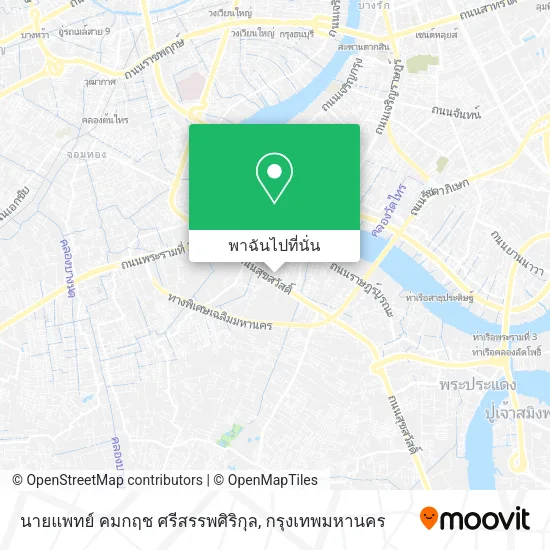 นายแพทย์ คมกฤช ศรีสรรพศิริกุล แผนที่