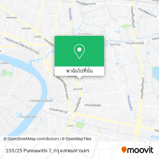 235/25 Punnawithi 7 แผนที่