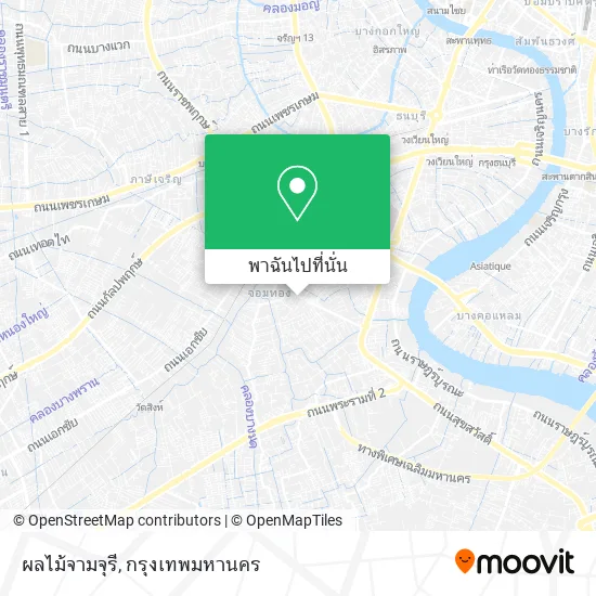 ผลไม้จามจุรี แผนที่