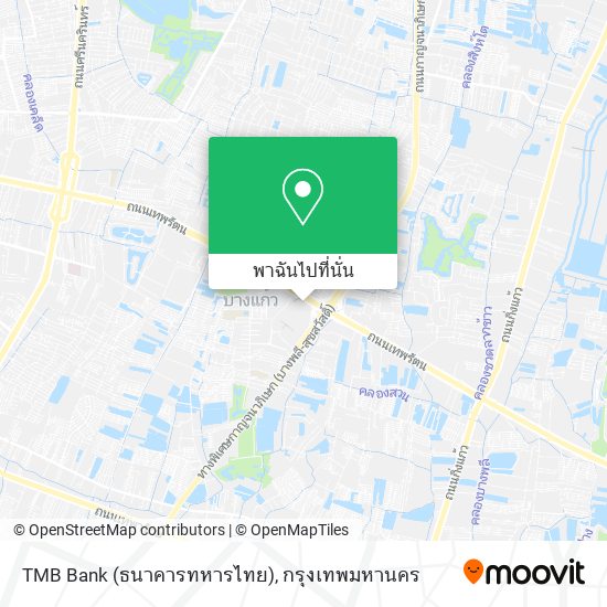 TMB Bank (ธนาคารทหารไทย) แผนที่