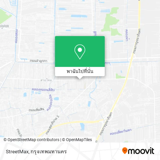 StreetMax แผนที่