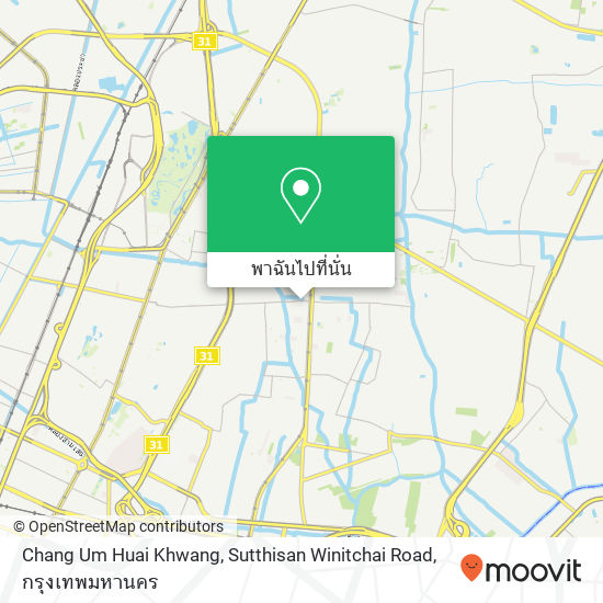 Chang Um Huai Khwang, Sutthisan Winitchai Road แผนที่