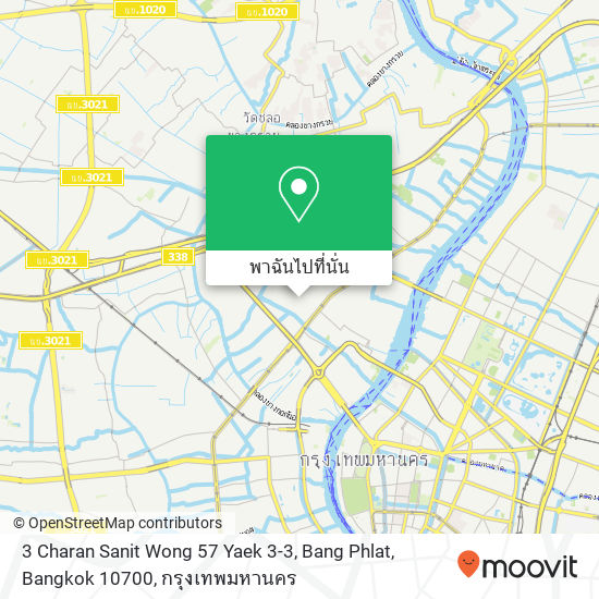 3 Charan Sanit Wong 57 Yaek 3-3, Bang Phlat, Bangkok 10700 แผนที่