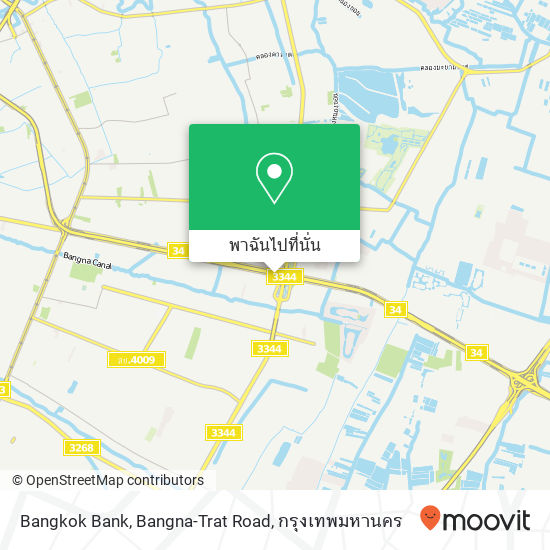 Bangkok Bank, Bangna-Trat Road แผนที่