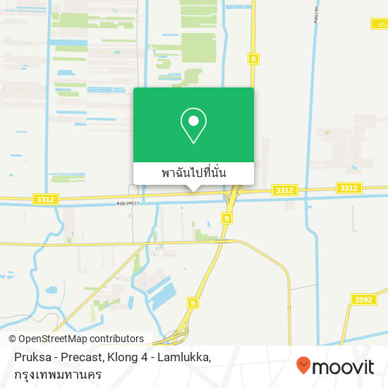 Pruksa - Precast, Klong 4 - Lamlukka แผนที่