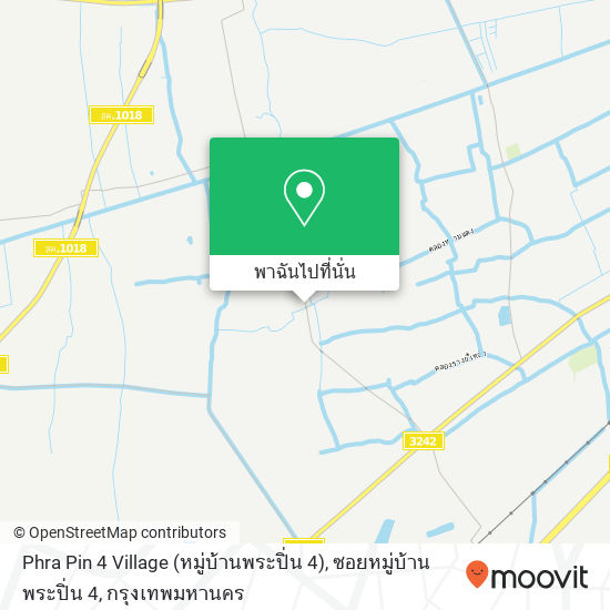 Phra Pin 4 Village (หมู่บ้านพระปิ่น 4), ซอยหมู่บ้านพระปิ่น 4 แผนที่