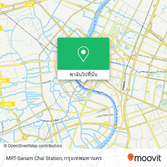 MRT-Sanam Chai Station แผนที่