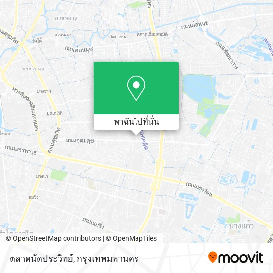 ตลาดนัดประวิทย์ แผนที่