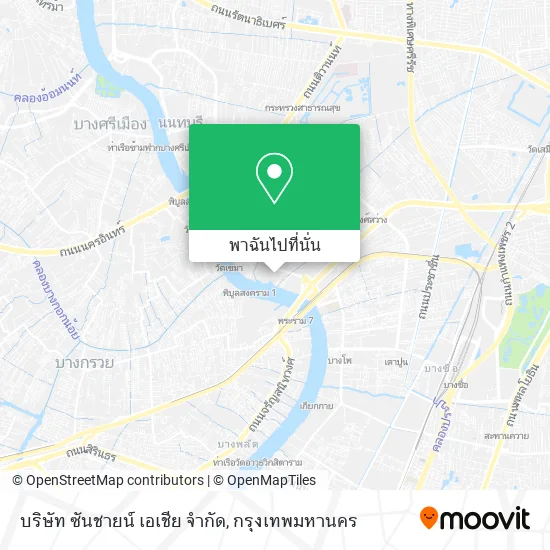 บริษัท ซันชายน์ เอเชีย จำกัด แผนที่