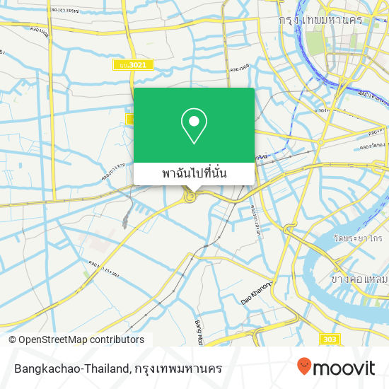 Bangkachao-Thailand แผนที่