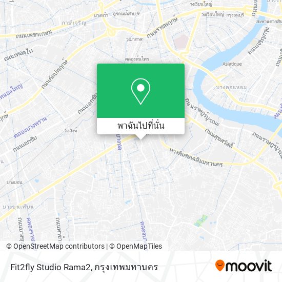 Fit2fly Studio Rama2 แผนที่