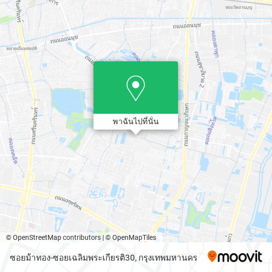 ซอยม้าทอง-ซอยเฉลิมพระเกียรติ30 แผนที่