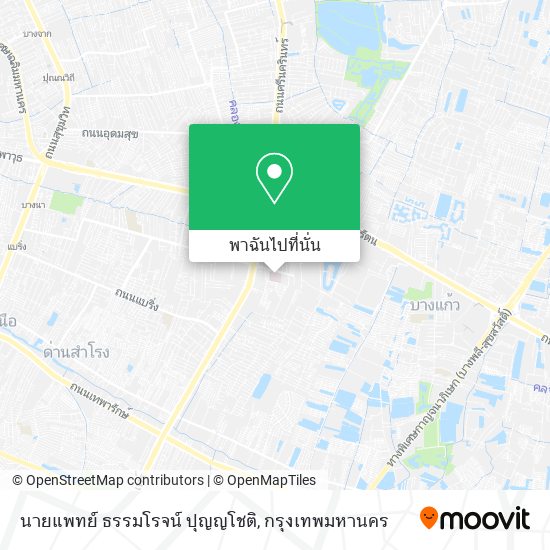 นายแพทย์ ธรรมโรจน์ ปุญญโชติ แผนที่
