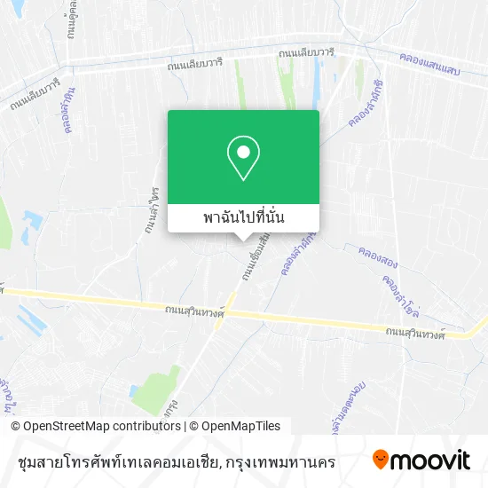 ชุมสายโทรศัพท์เทเลคอมเอเชีย แผนที่