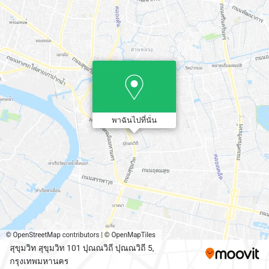 สุขุมวิท สุขุมวิท 101 ปุณณวิถี ปุณณวิถี 5 แผนที่
