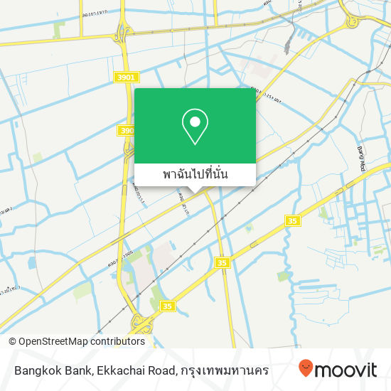 Bangkok Bank, Ekkachai Road แผนที่