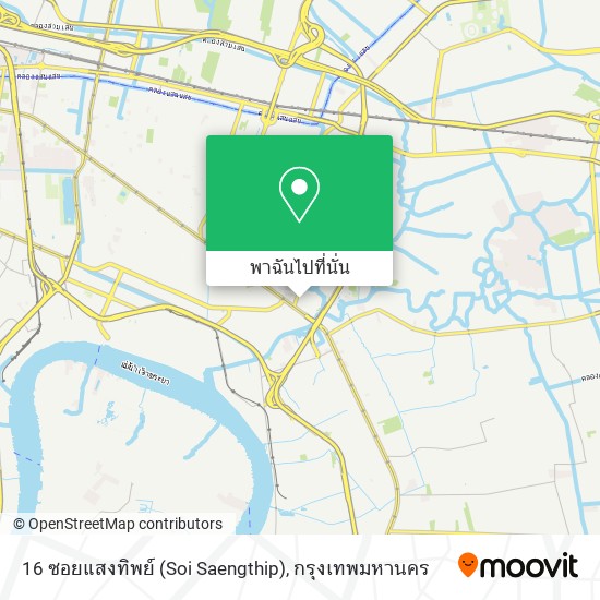 16 ซอยแสงทิพย์ (Soi Saengthip) แผนที่