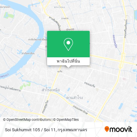 Soi Sukhumvit 105 / Soi 11 แผนที่