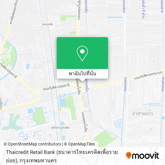 Thaicredit Retail Bank (ธนาคารไทยเครดิตเพื่อรายย่อย) แผนที่