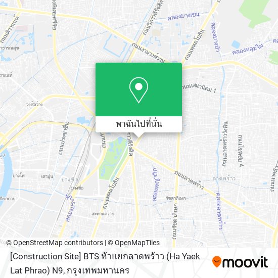 [Construction Site] BTS ห้าแยกลาดพร้าว (Ha Yaek Lat Phrao) N9 แผนที่