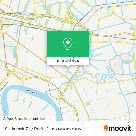 Sukhumvit 71 / Pridi 12 แผนที่