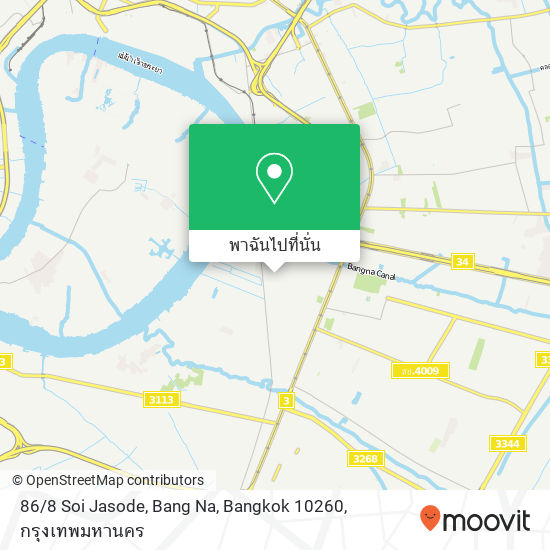 86 / 8 Soi Jasode, Bang Na, Bangkok 10260 แผนที่