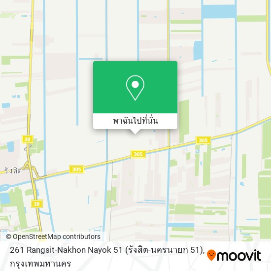 261 Rangsit-Nakhon Nayok 51 (รังสิต-นครนายก 51) แผนที่