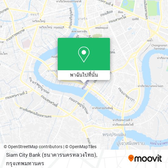 Siam City Bank (ธนาคารนครหลวงไทย) แผนที่