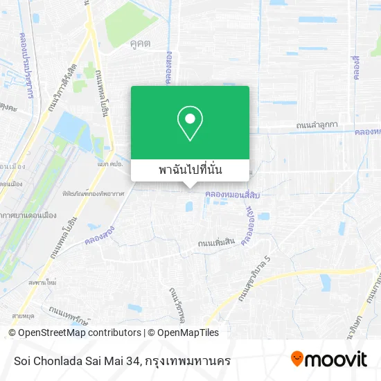 Soi Chonlada Sai Mai 34 แผนที่