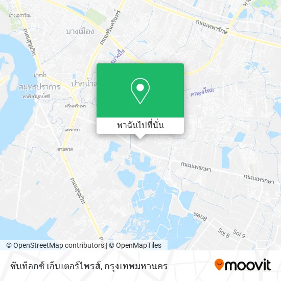 ซันท็อกซ์ เอ็นเตอร์ไพรส์ แผนที่
