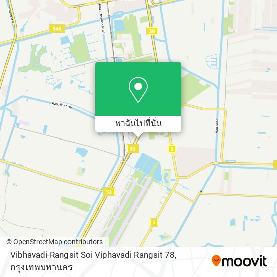 Vibhavadi-Rangsit Soi Viphavadi Rangsit 78 แผนที่