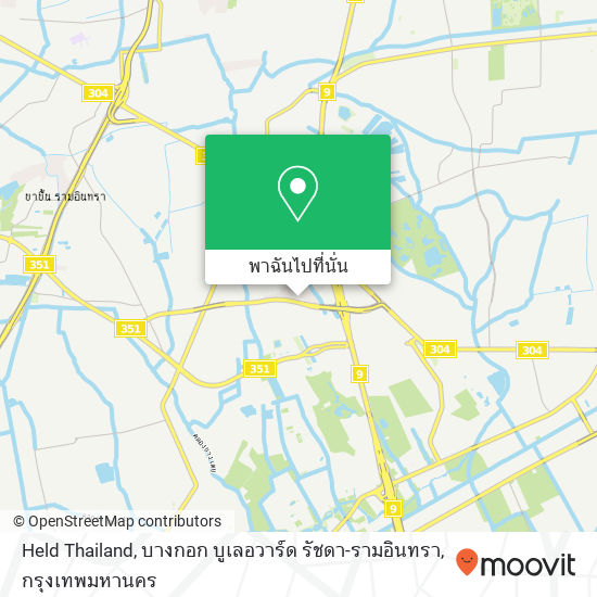 Held Thailand, บางกอก บูเลอวาร์ด รัชดา-รามอินทรา แผนที่