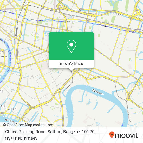 Chuea Phloeng Road, Sathon, Bangkok 10120 แผนที่