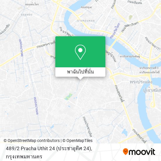 489 / 2 Pracha Uthit 24 (ประชาอุทิศ 24) แผนที่