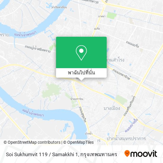 Soi Sukhumvit 119 / Samakkhi 1 แผนที่