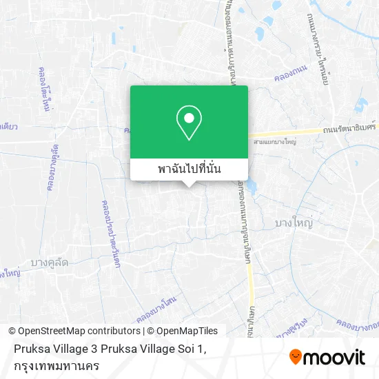 Pruksa Village 3 Pruksa Village Soi 1 แผนที่