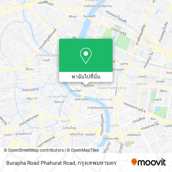 Burapha Road Phahurat Road แผนที่