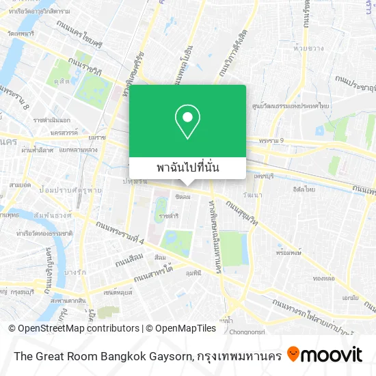 The Great Room Bangkok Gaysorn แผนที่