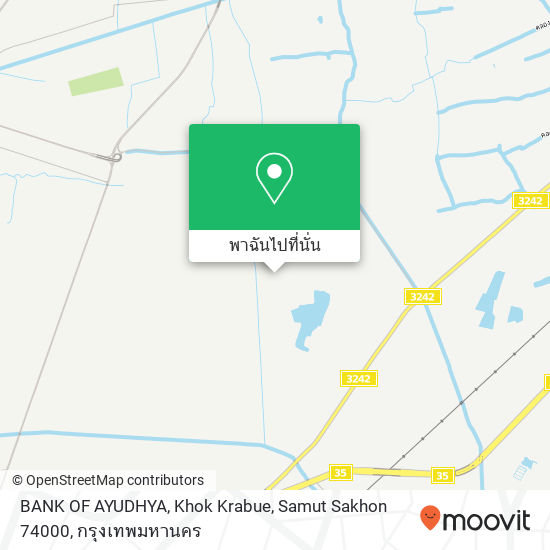 BANK OF AYUDHYA, Khok Krabue, Samut Sakhon 74000 แผนที่