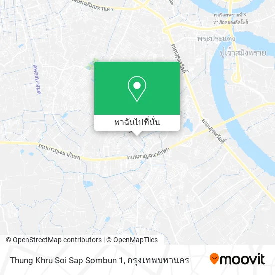 Thung Khru Soi Sap Sombun 1 แผนที่