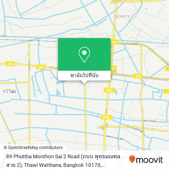 89 Phuttha Monthon Sai 2 Road (ถนน พุทธมณฑลสาย 2), Thawi Watthana, Bangkok 10170 แผนที่